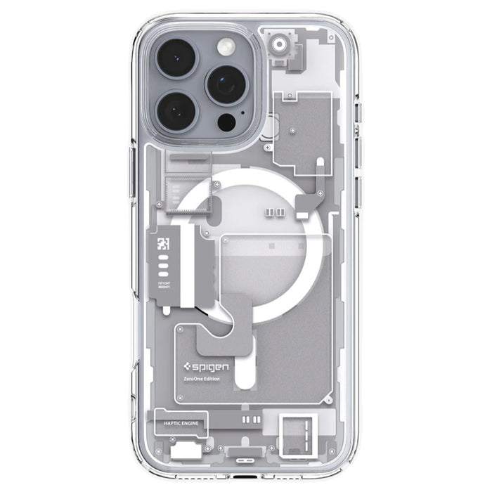 เคสกันกระแทก iPhone 16 Pro Max Spigen Ultra Hybrid Magfit สี Zero One White