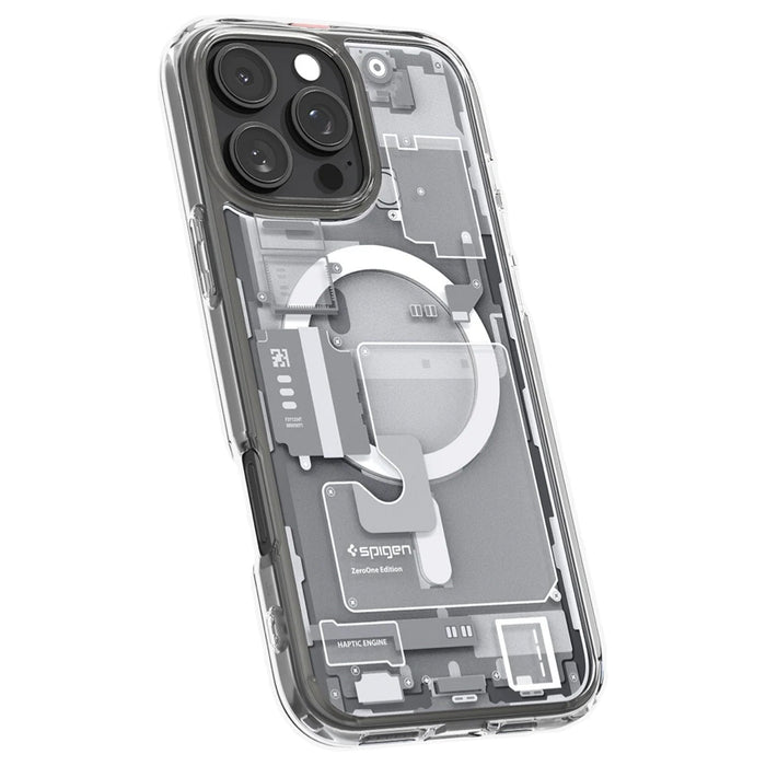 เคสกันกระแทก iPhone 16 Pro Max Spigen Ultra Hybrid Magfit สี Zero One White