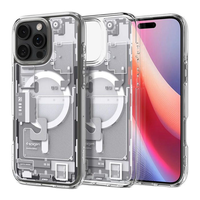เคสกันกระแทก iPhone 16 Pro Max Spigen Ultra Hybrid Magfit สี Zero One White