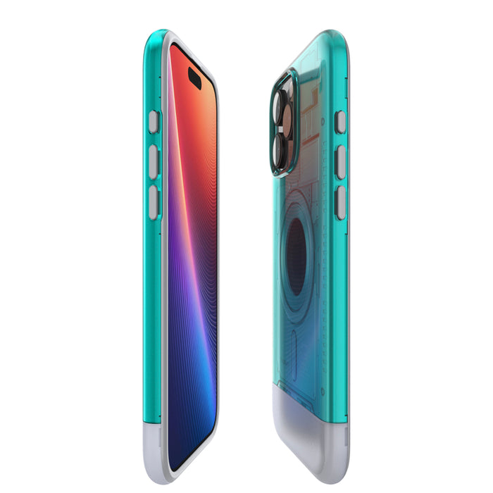 เคสกันกระแทก iPhone 16 Pro Spigen Classic C1 Magfit สี Bondi Blue