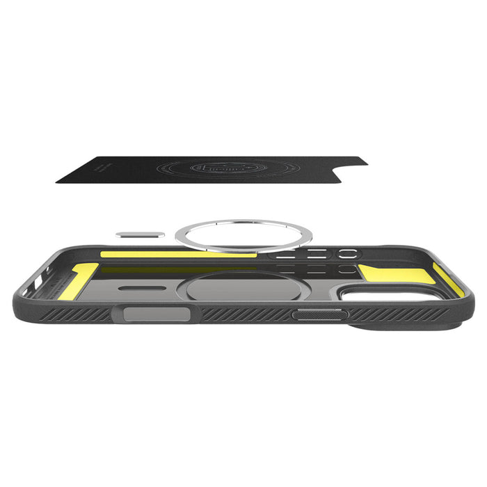 เคสกันกระแทก iPhone 16 Pro Spigen Rugged Armor Magfit สี Gray