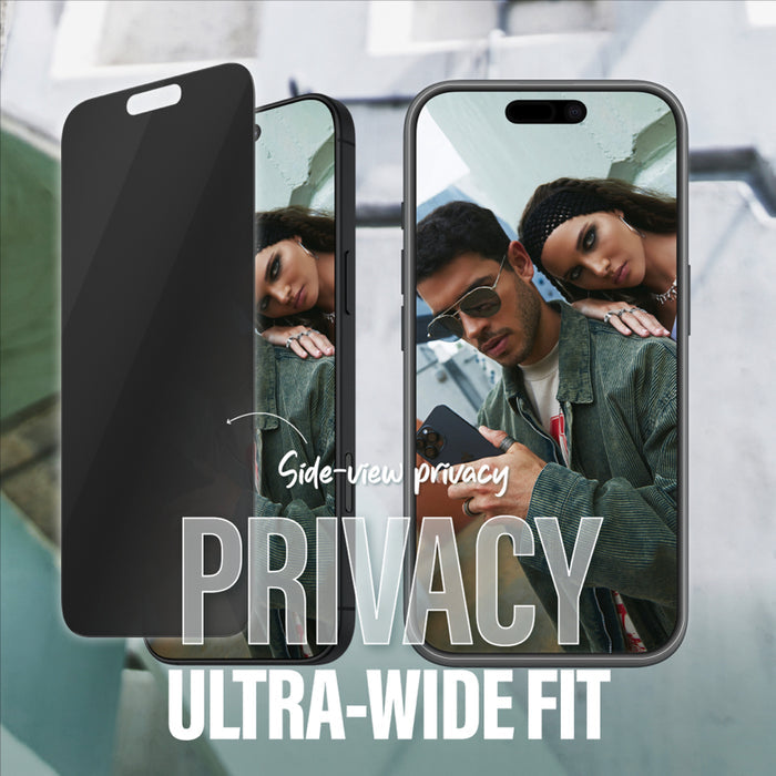 ฟิล์ม iPhone 16 Pro Ultra Wide Fit Privacy (ฟิล์มเพิ่มความเป็นส่วนตัว Privacy)