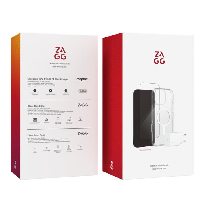 iPhone 16 Zagg Bundle Set ปกป้องครบชุด ชาร์จเร็วทันใจ