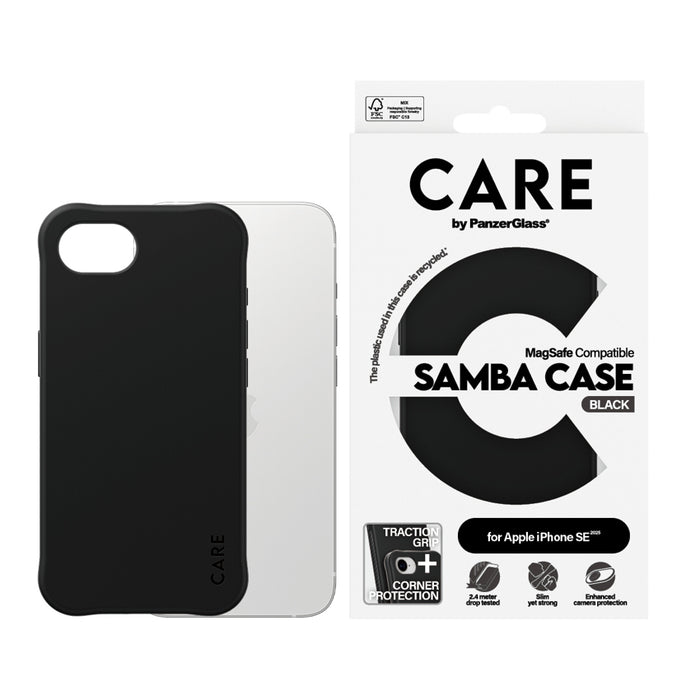 เคสกันกระแทก iPhone 16e Care Fashionable Samba Magsafe สี Black