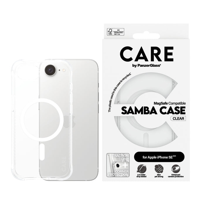 เคสกันกระแทก iPhone 16e Care Fashionable Samba Magsafe สี Transparent