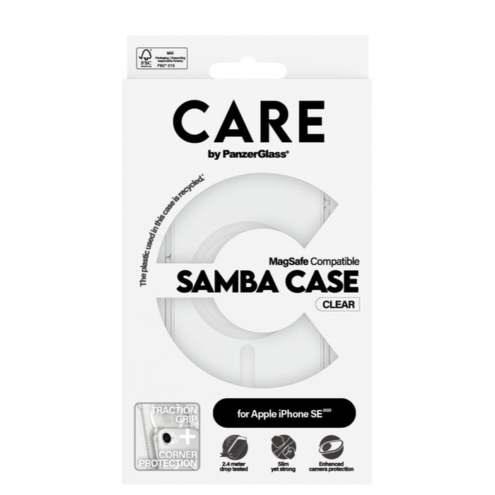 เคสกันกระแทก iPhone 16e Care Fashionable Samba Magsafe สี Transparent