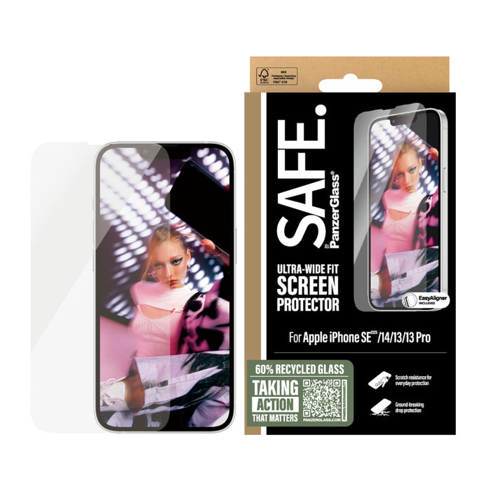 ฟิล์มกระจก iPhone 16e SAFE Ultra Wide Fit (With Applicator)