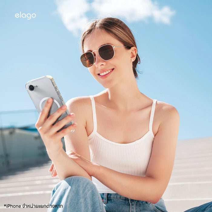 elago Magnetic Hybrid Phone Case for iPhone 16e and 17e