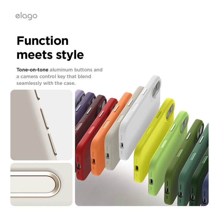 เคสซิลิโคน iPhone 17 Elago MagSafe Silicone - Black