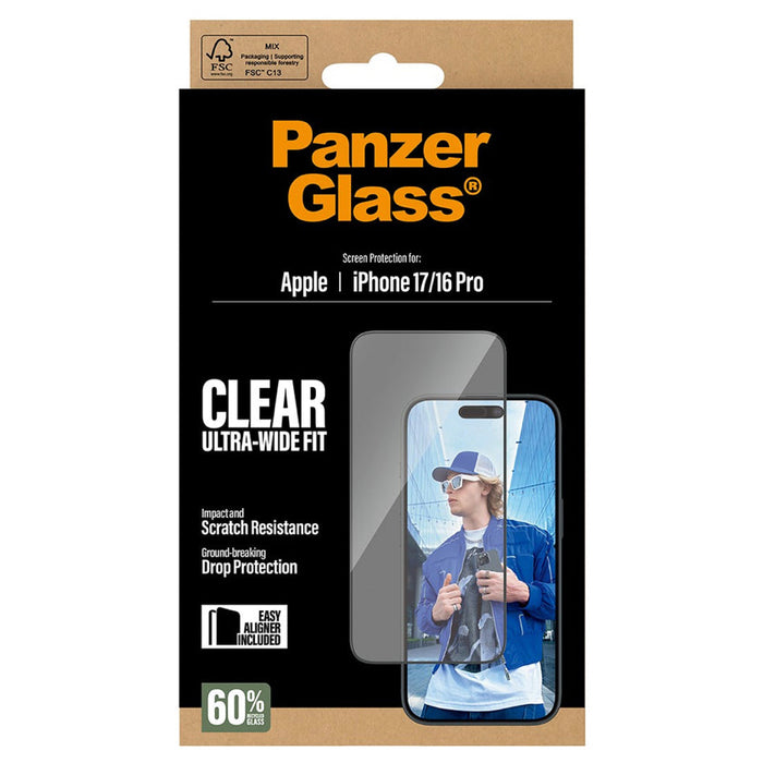ฟิล์ม iPhone 17 Panzerglass Ultra Wide Fit (ฟิล์มกระจกกันรอย)