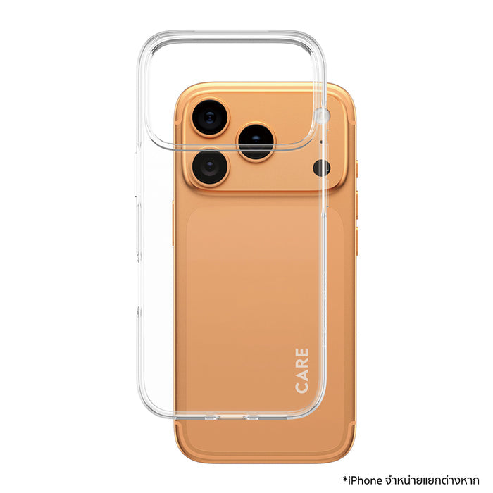 เคสไอโฟน X-Ray สำหรับ iPhone 17 Pro สี Transparent ดีไซน์ใส แบรนด์ CARE by PanzerGlass