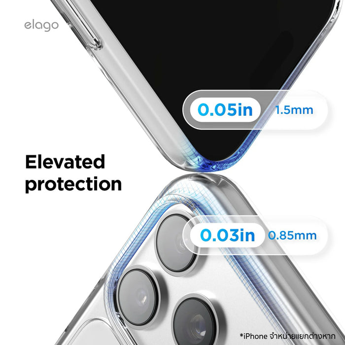 Elago Clear Hybrid Case for iPhone 17 Pro