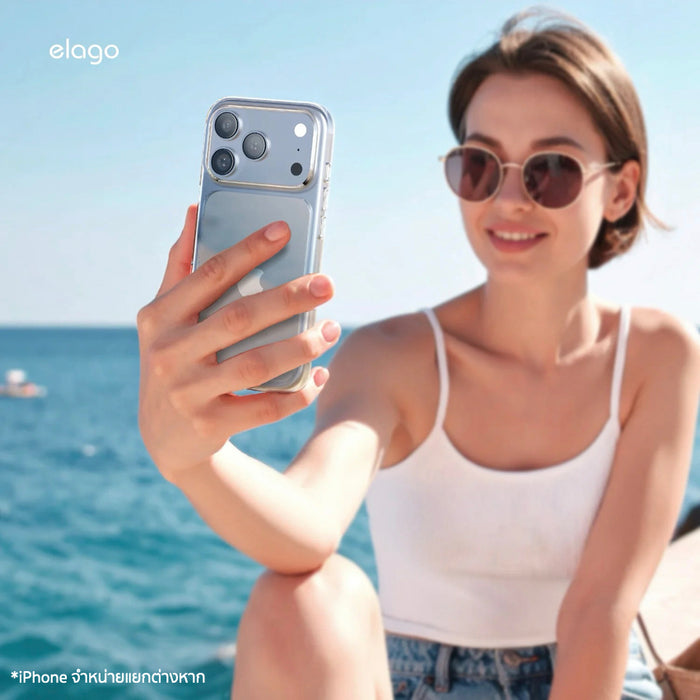 Elago iPhone 17 Pro Hybrid Protective Cover Clear
