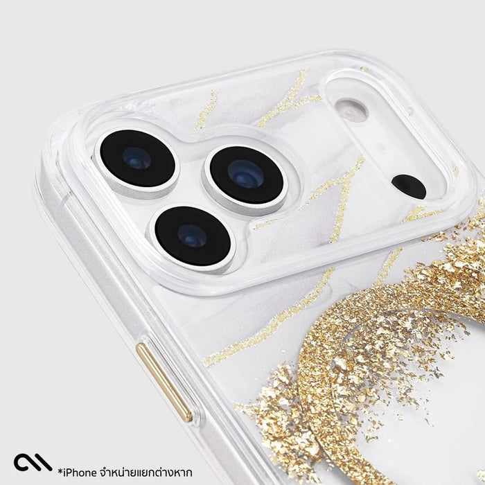 เคสกันกระแทก Case Mate  iPhone 17 Pro Max ดีไซน์หินอ่อนหรู ผสมทอง 24K รองรับ MagSafe ป้องกันตก 12 ฟุต ผลิตจากวัสดุรีไซเคิล แข็งแรง สวย ใช้งานสบาย