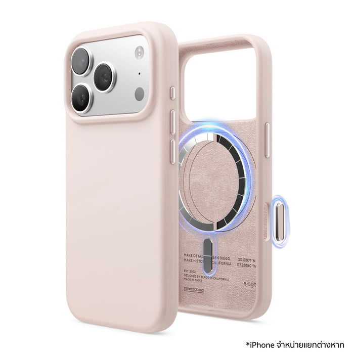 เคสไอโฟน MagSafe Silicone สำหรับ iPhone 17 Pro - Light Pink แบรนด์ ELAGO