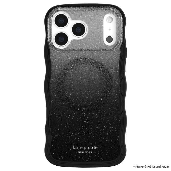 เคส iPhone 17 Pro Max Kate Spade Wavy MagSafe ลาย Nightfall หรูหรา