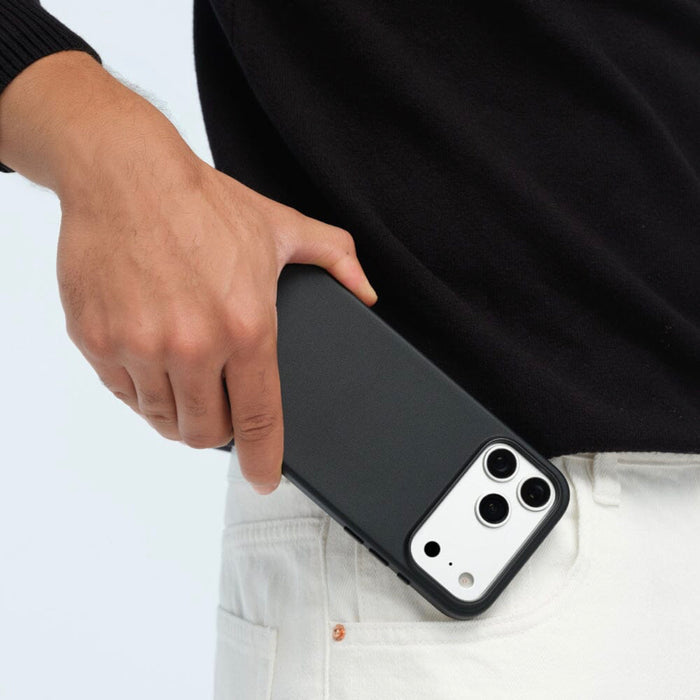 เคสไอโฟน Snap Phone (MOVAS) สำหรับ iPhone 17 Pro Max - Jet Black พกพาง่าย แบรนด์ MOFT