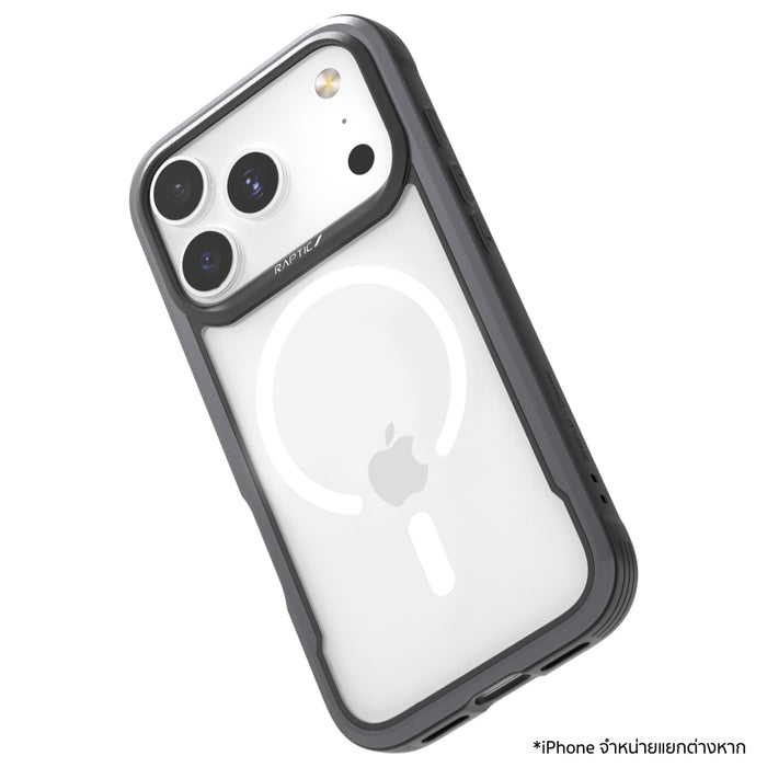 เคสไอโฟน Shield Classic รองรับ MagSafe สำหรับ iPhone 17 Pro Max สี Black กันกระแทก จากแบรนด์ RAPTIC