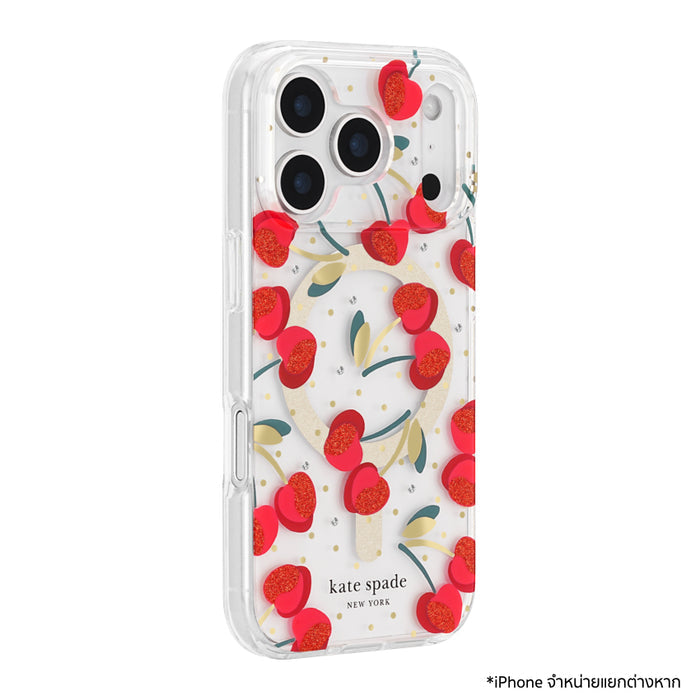 iPhone 17 Pro Case Kate Spade Cherry Dot Print ดีไซน์สดใส