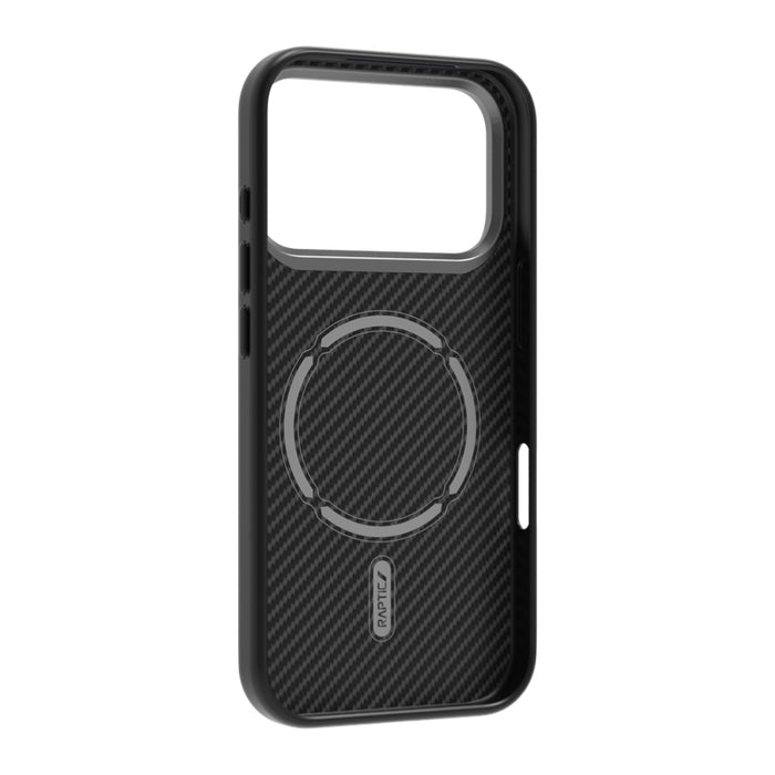 เคสไอโฟน Aramid Fiber Dual รองรับ MagSafe สำหรับ iPhone 17 Pro สี Black  ชาร์จไร้สายได้ แบรนด์ RAPTIC