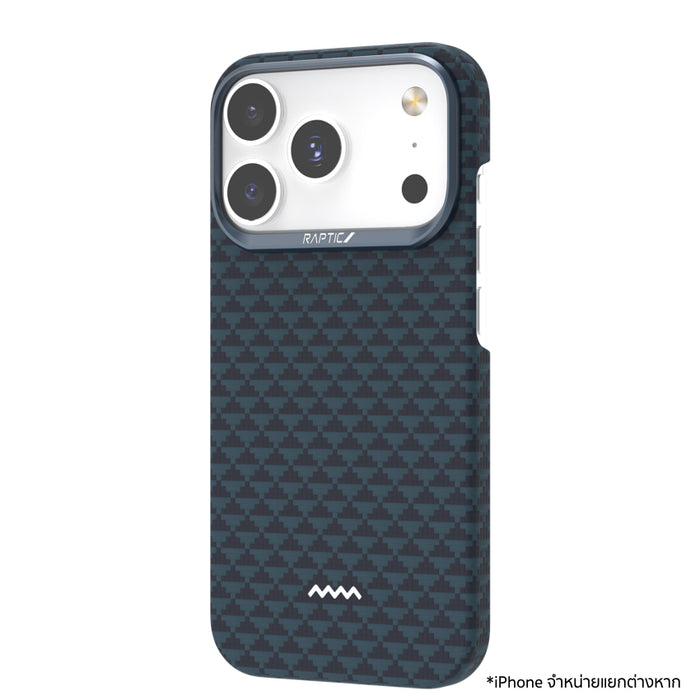 เคสไอโฟน Aramid รองรับ MagSafe สำหรับ iPhone 17 Pro - Profound ดีไซน์เส้นใยอะรามิด จากแบรนด์ RAPTIC