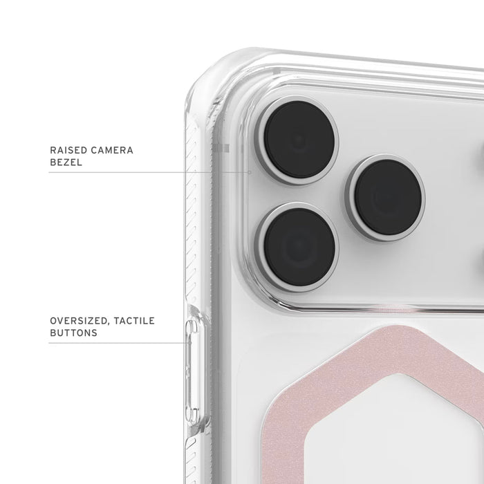 เคสใส iPhone 17 Pro Uag Plyo รองรับ MagSafe - Ice/Rose Gold