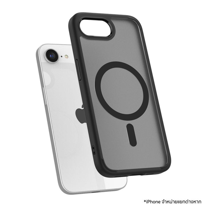 เคสกันกระแทก iPhone 17e Spigen Hybrid MagFit - Frost Black