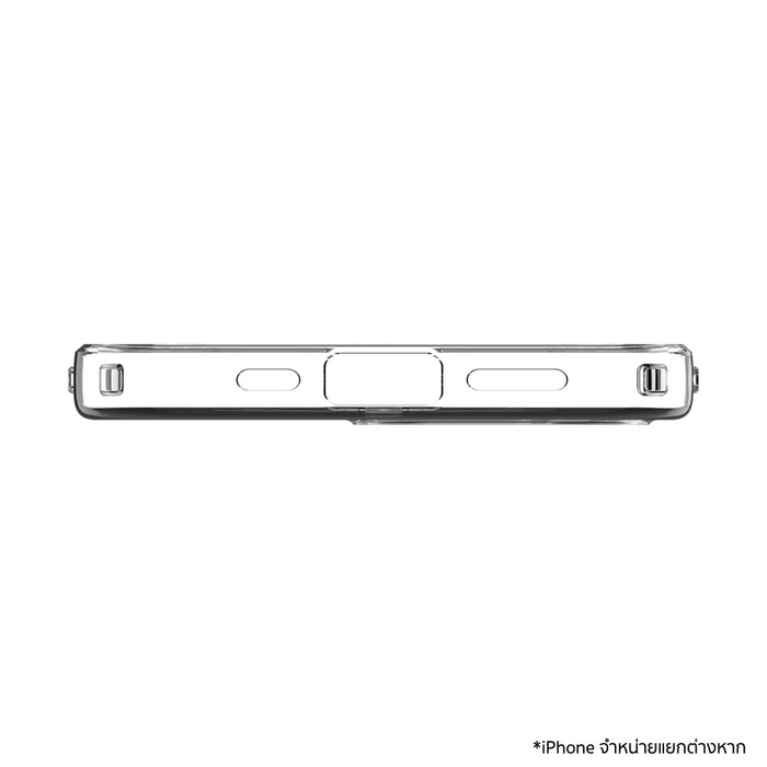 เคสใส Crystal Flex (MagFit) สำหรับ iPhone 16e สี Clear White ช่องตัดแม่นยำ จากแบรนด์ SPIGEN