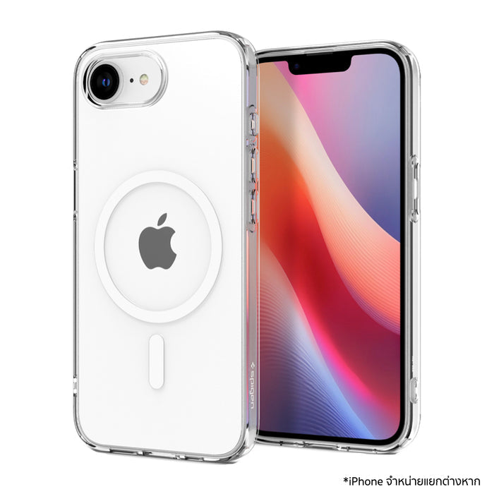 เคสใส Spigen Liquid Crystal MagFit สำหรับ iPhone 17e/16e ดีไซน์บางเฉียบ โชว์สีเครื่องสวย พร้อมวงแหวน MagSafe ชาร์จแรง แม่เหล็กแน่น ปกป้องมั่นใจด้วย Air Cushion