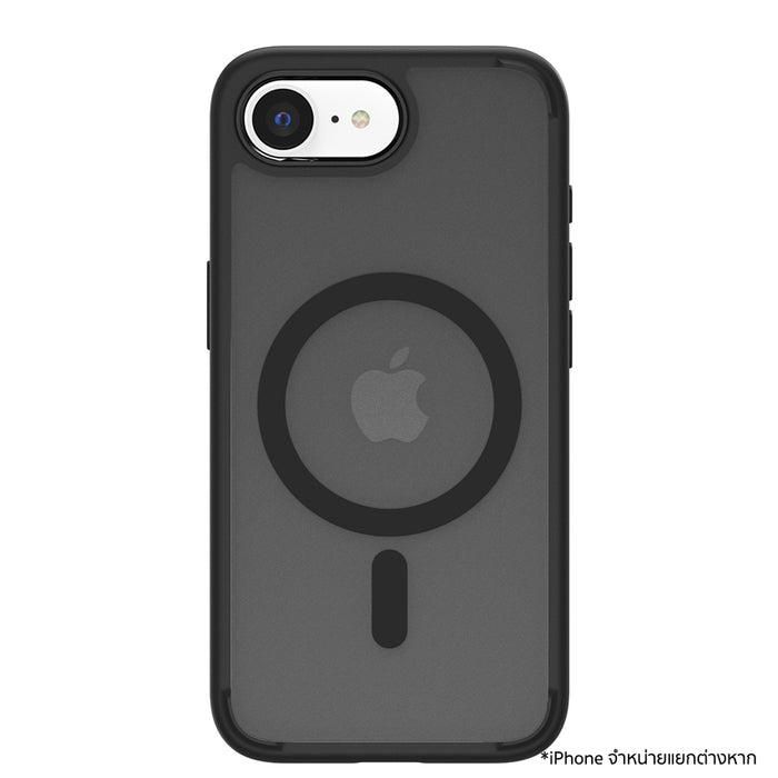 เคสไอโฟน Ultra Hybrid Crystal MagFit สำหรับ iPhone 16e สี Frost Black จากแบรนด์ SPIGEN