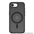 เคสไอโฟน Ultra Hybrid Crystal MagFit สำหรับ iPhone 16e สี Frost Black จากแบรนด์ SPIGEN