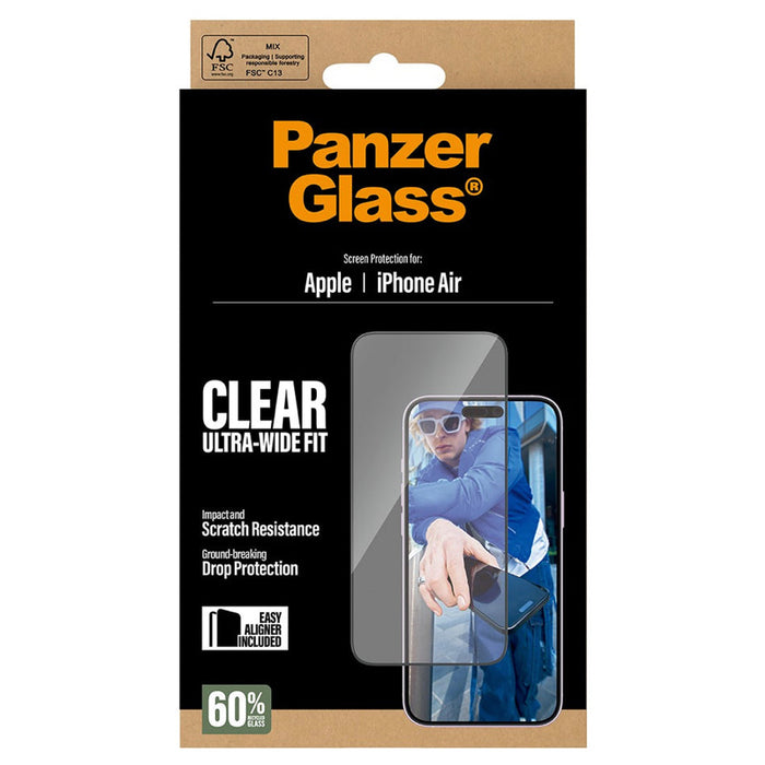ฟิล์ม iPhone Air Panzerglass Ultra Wide Fit (ฟิล์มกระจกกันรอย)