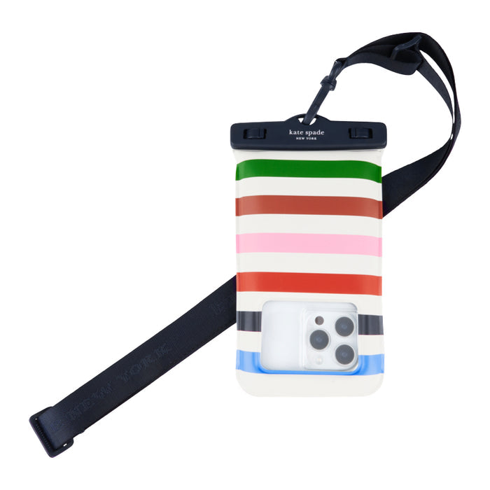 ซองใส่โทรศัพท์มือถือกันนํ้า Kate Spade Pouch - Adventure Stripe