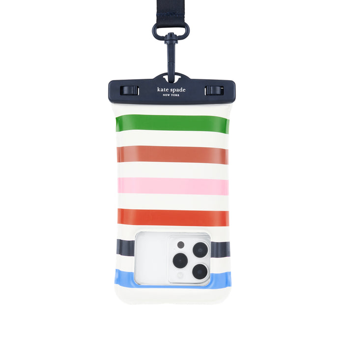 ซองใส่โทรศัพท์มือถือกันนํ้า Kate Spade Pouch - Adventure Stripe