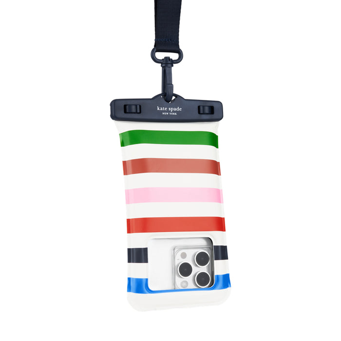 ซองใส่โทรศัพท์มือถือกันนํ้า Kate Spade Pouch - Adventure Stripe