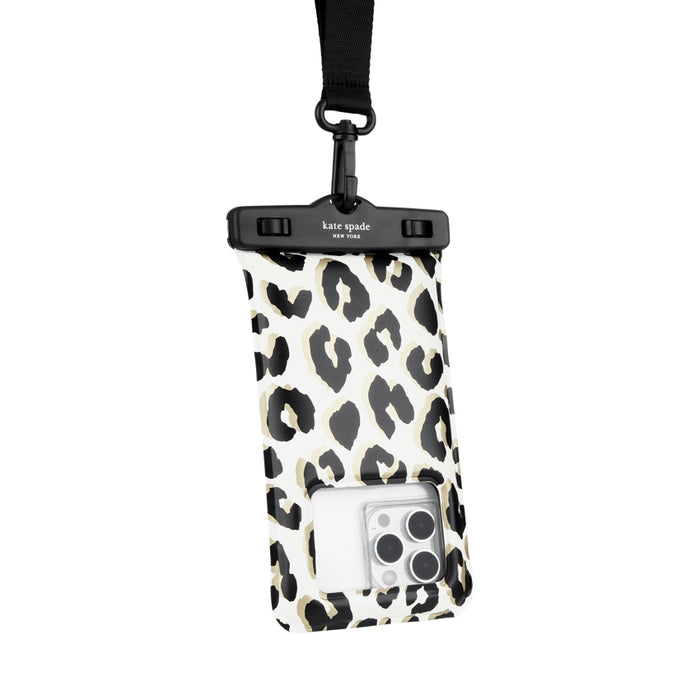 ซองใส่โทรศัพท์มือถือกันนํ้า Kate Spade Pouch - City Leopard