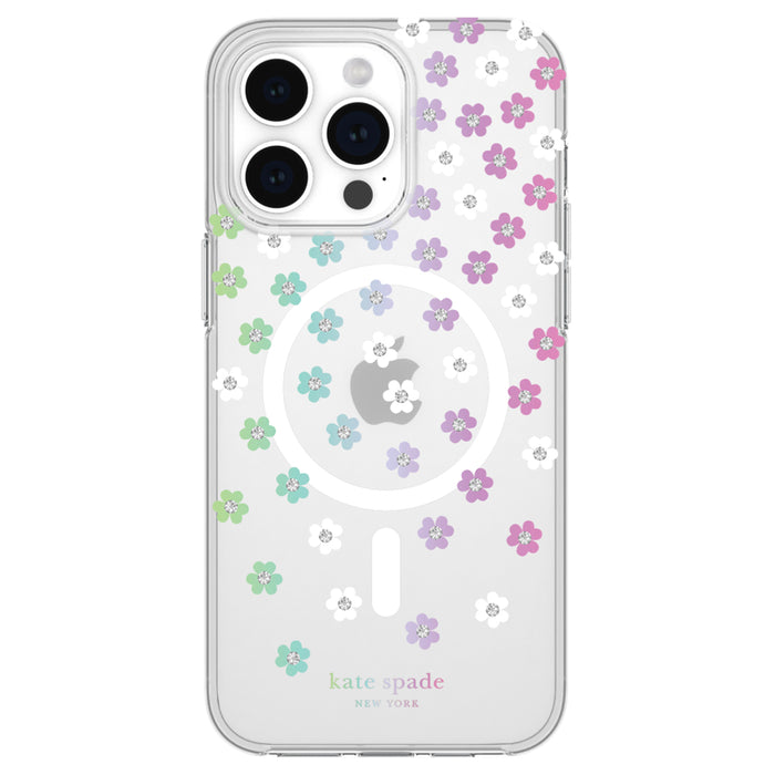 เคสแฟชั่น Kate Spade Protective Case สำหรับ iPhone 15 Pro Max สี Scattered Flowers รองรับ MagSafe