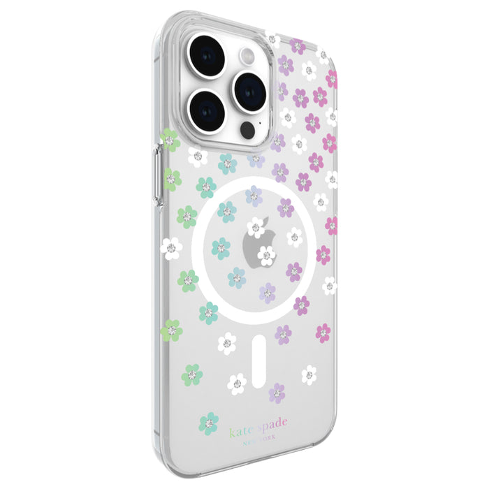 เคสแฟชั่น Kate Spade Protective Case สำหรับ iPhone 15 Pro Max สี Scattered Flowers รองรับ MagSafe