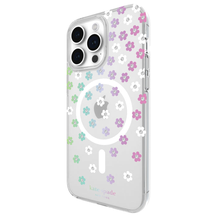 เคสแฟชั่น Kate Spade Protective Case สำหรับ iPhone 15 Pro Max สี Scattered Flowers รองรับ MagSafe