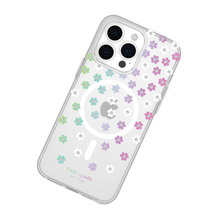 เคสแฟชั่น Kate Spade Protective Case สำหรับ iPhone 15 Pro Max สี Scattered Flowers รองรับ MagSafe