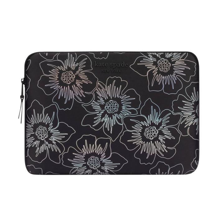 กระเป๋าคอมพิวเตอร์ Puffer 14 นิ้ว สี Hollyhock Iridescent Black ปกป้อง MacBook หรือ Laptop ของคุณ จากแบรนด์ KATE SPADE
