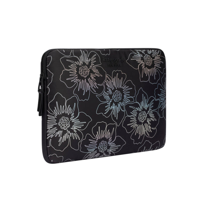 กระเป๋าคอมพิวเตอร์ Puffer 14 นิ้ว สี Hollyhock Iridescent Black ปกป้อง MacBook หรือ Laptop ของคุณ จากแบรนด์ KATE SPADE