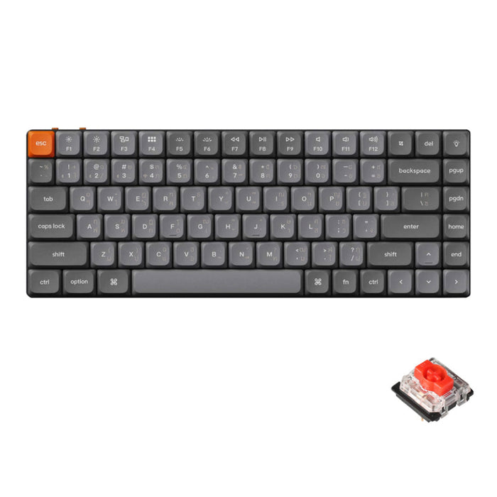 คีย์บอร์ดไร้สาย Keychron K3 Max Hot-Swappable Red Switch TH