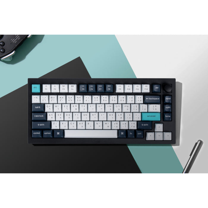 คีย์บอร์ดไร้สาย Keychron Q1 Max สี Black สวิตซ์ Red สำหรับทำงาน และ เล่นเกม