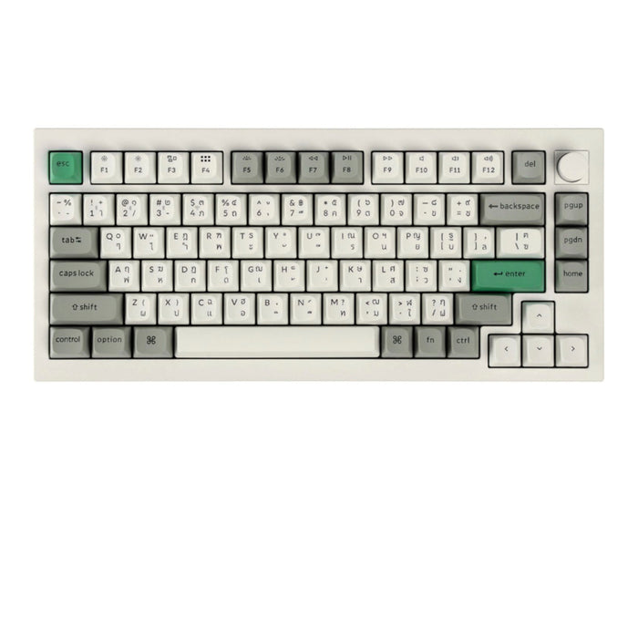 คีย์บอร์ดไร้สาย Keychron Q1 Max สี White สวิตซ์ Red