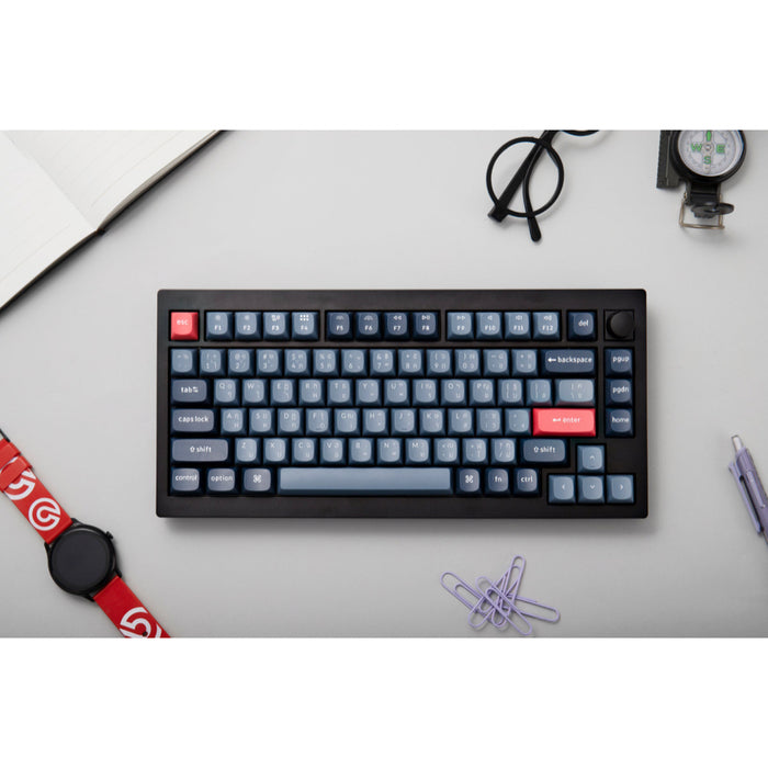 คีย์บอร์ดไร้สาย Keychron V1 Max สี Black สวิตช์ Red สำหรับทำงาน และ เล่นเกม