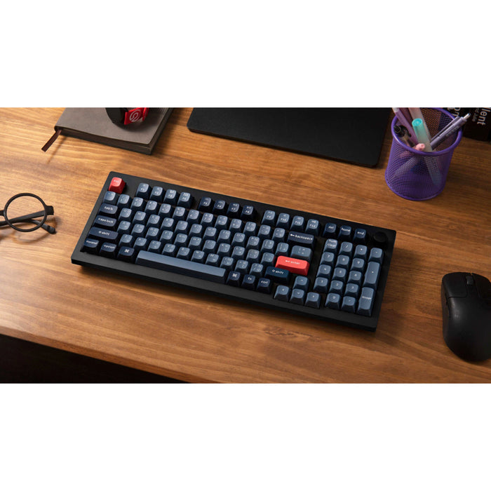 คีย์บอร์ดไร้สาย Keychron V5 Max สี Black สวิตซ์ Red