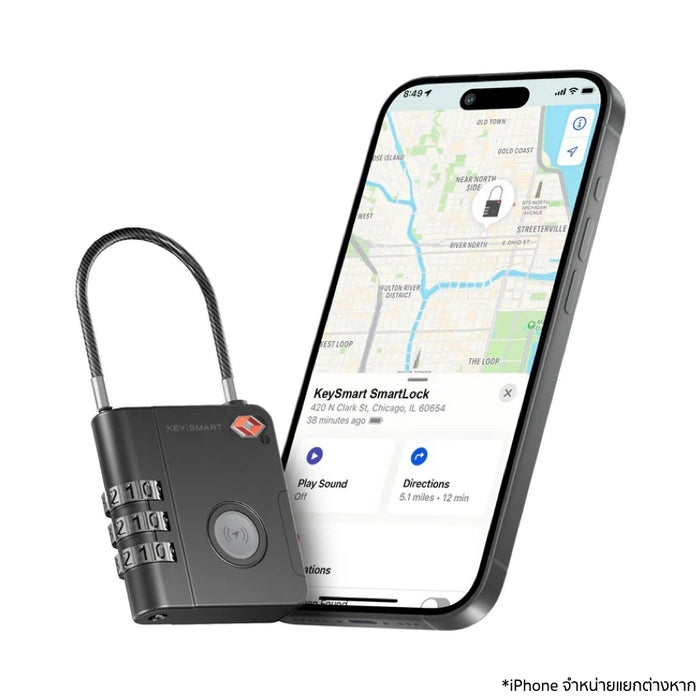 กุญแจล็อกกระเป๋าเดินทาง Keysmart SmartLock TSA Find My