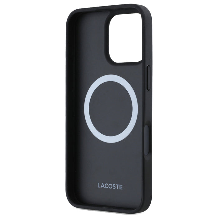 เคสกันกระแทก Lacoste iPhone 16 Pro Max MagSafe Hard สี Black