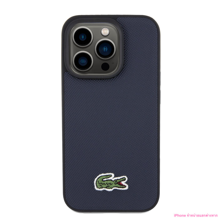 เคสกันกระแทก Lacoste Mag Hard สำหรับ iPhone 15 Pro สี Navy